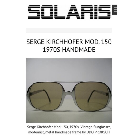 Serge Kirchhofer Mod.150 1970’s Vintage Metal Handmade By Udo Proksch (C3-12) - Picture 15 of 15